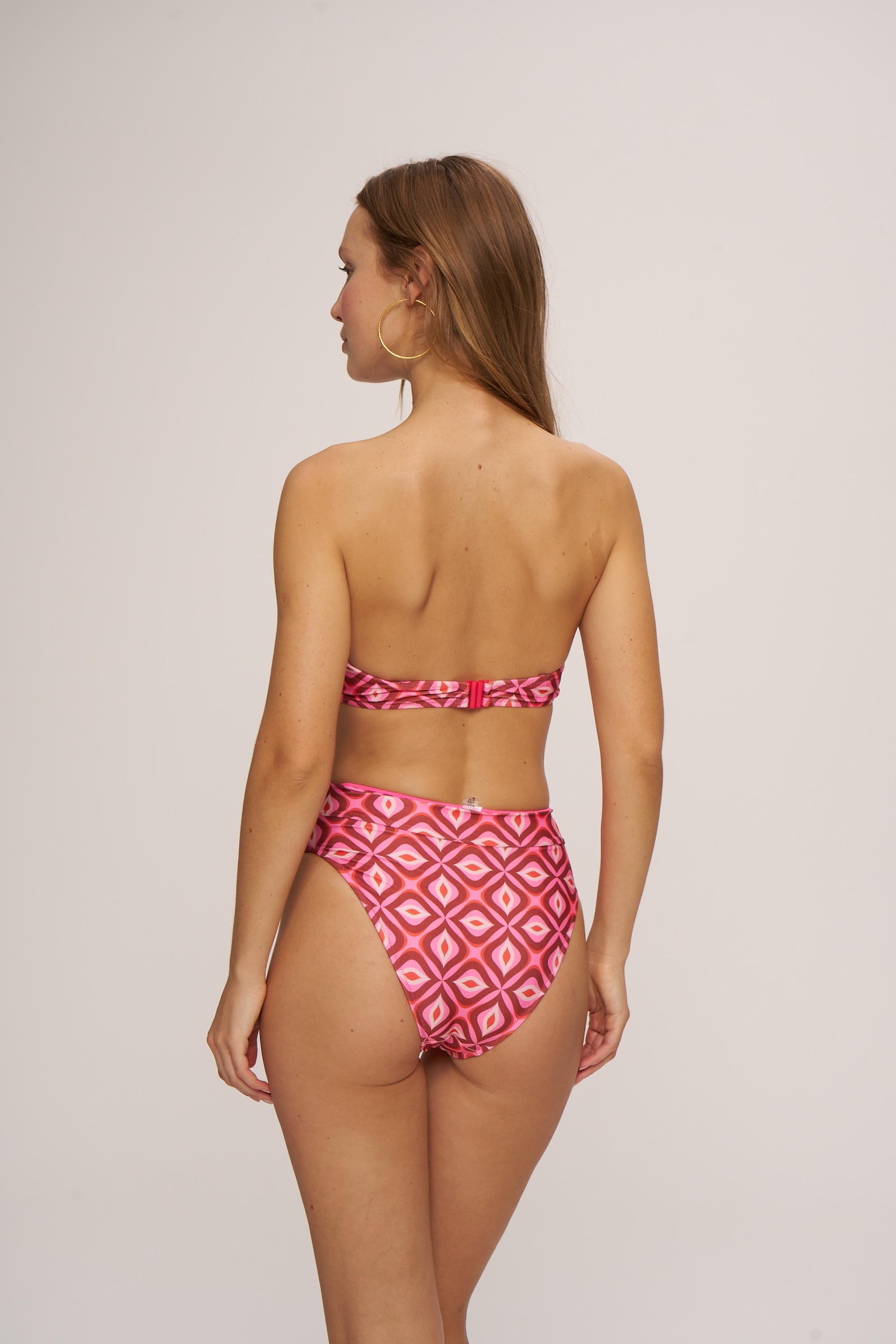 Straplez Bikini Üstü Dolgulu LMB24102_Retro