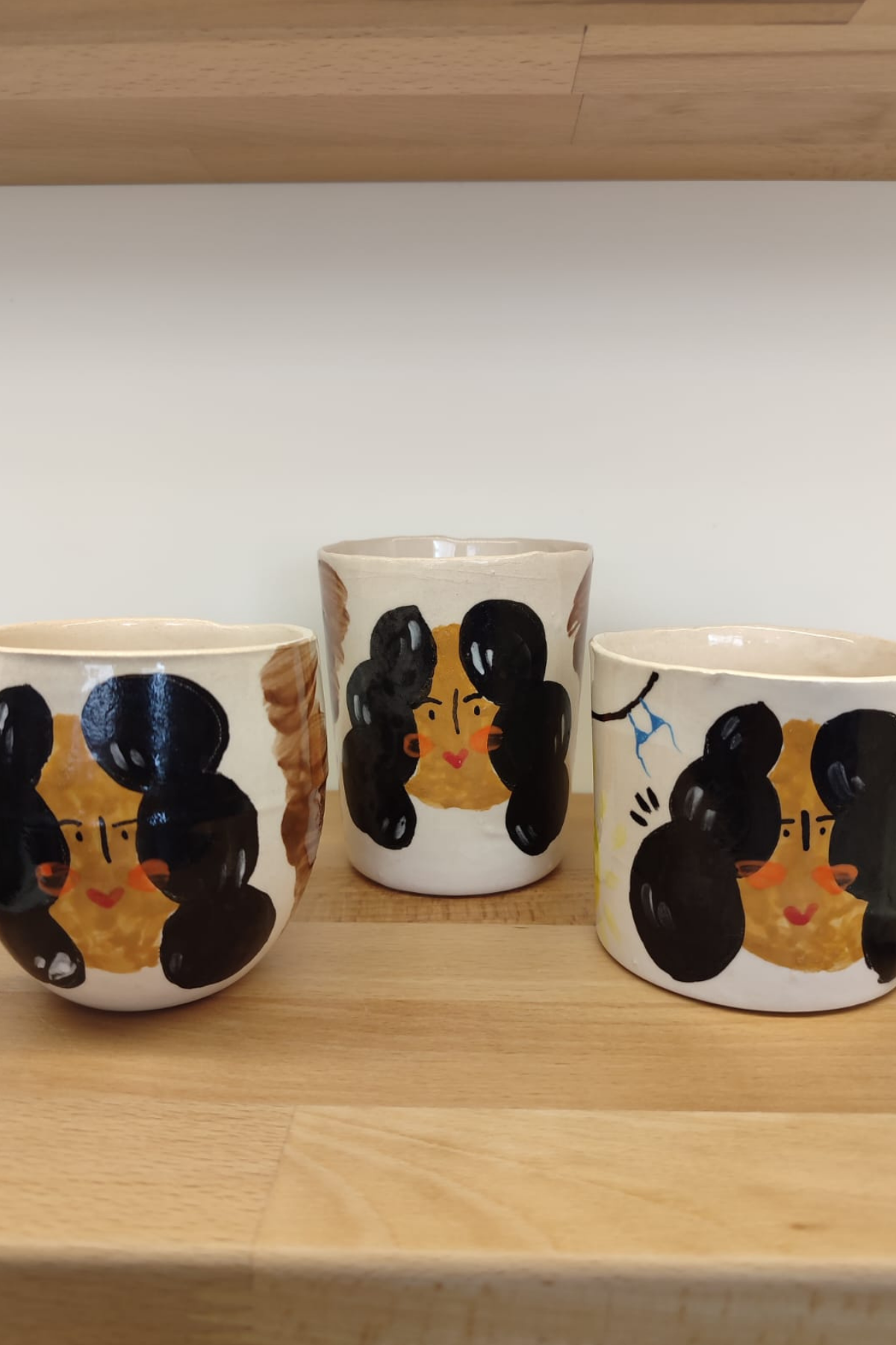 Studio2K Karakız Figürlü Uzun Kupa