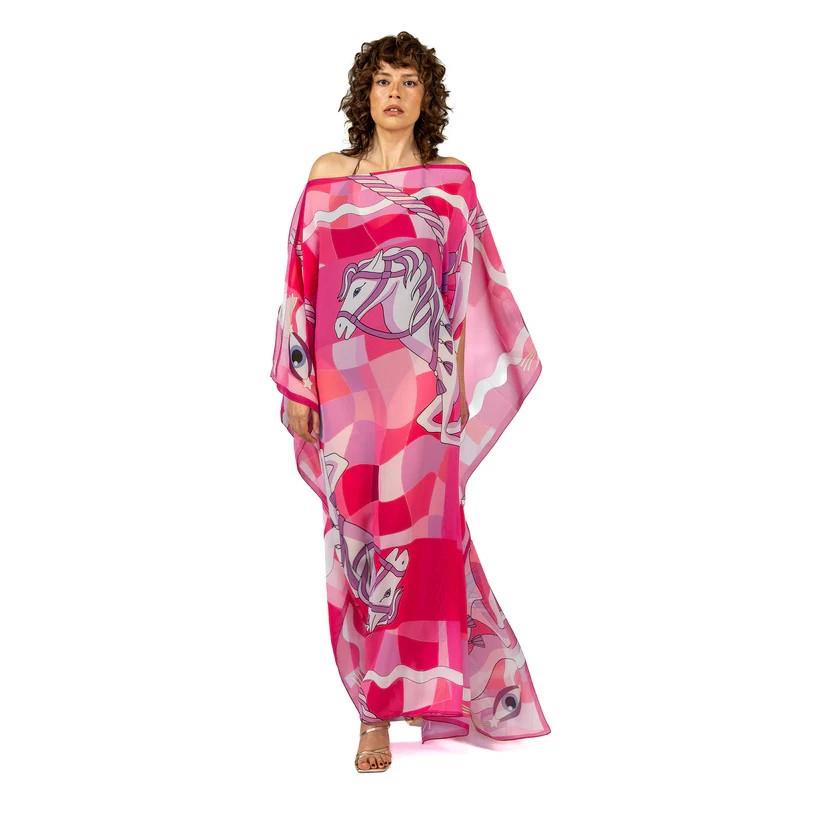 TukuTukum Pink Dreams Şifon Kaftan