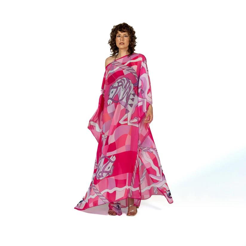 TukuTukum Pink Dreams Şifon Kaftan