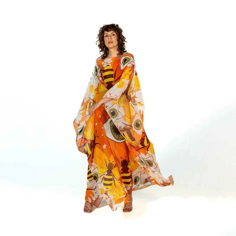 TukuTukum Queen Bee Şifon Kaftan