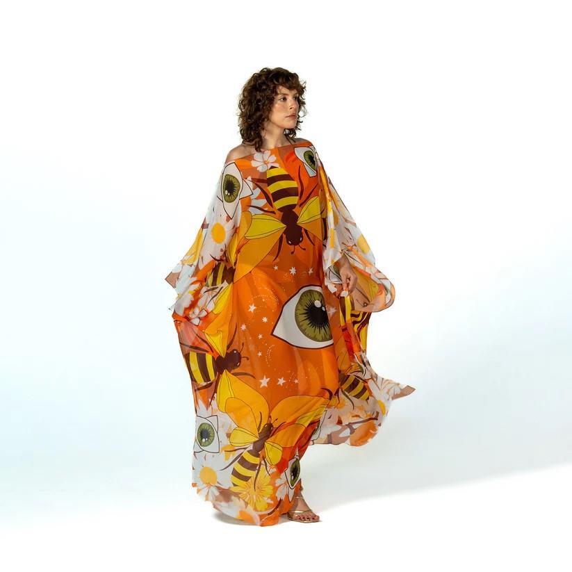 TukuTukum Queen Bee Şifon Kaftan