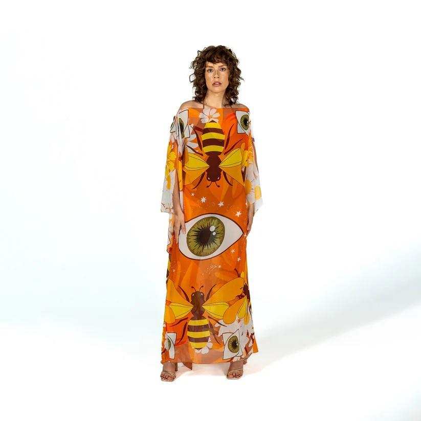 TukuTukum Queen Bee Şifon Kaftan