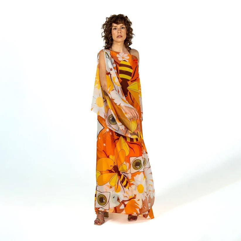 TukuTukum Queen Bee Şifon Kaftan