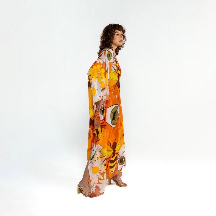 TukuTukum Queen Bee Şifon Kaftan