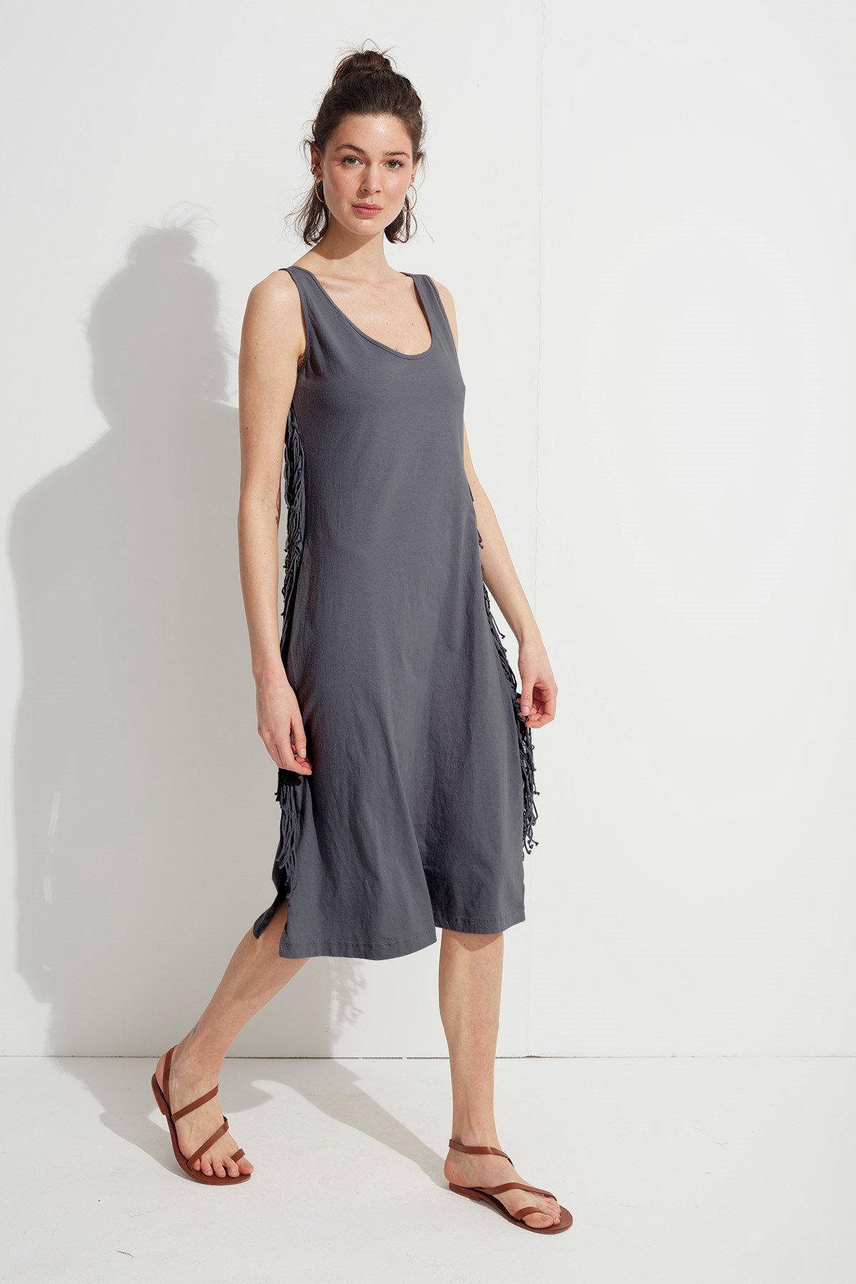 Tulum Elbise LM22508_Gray