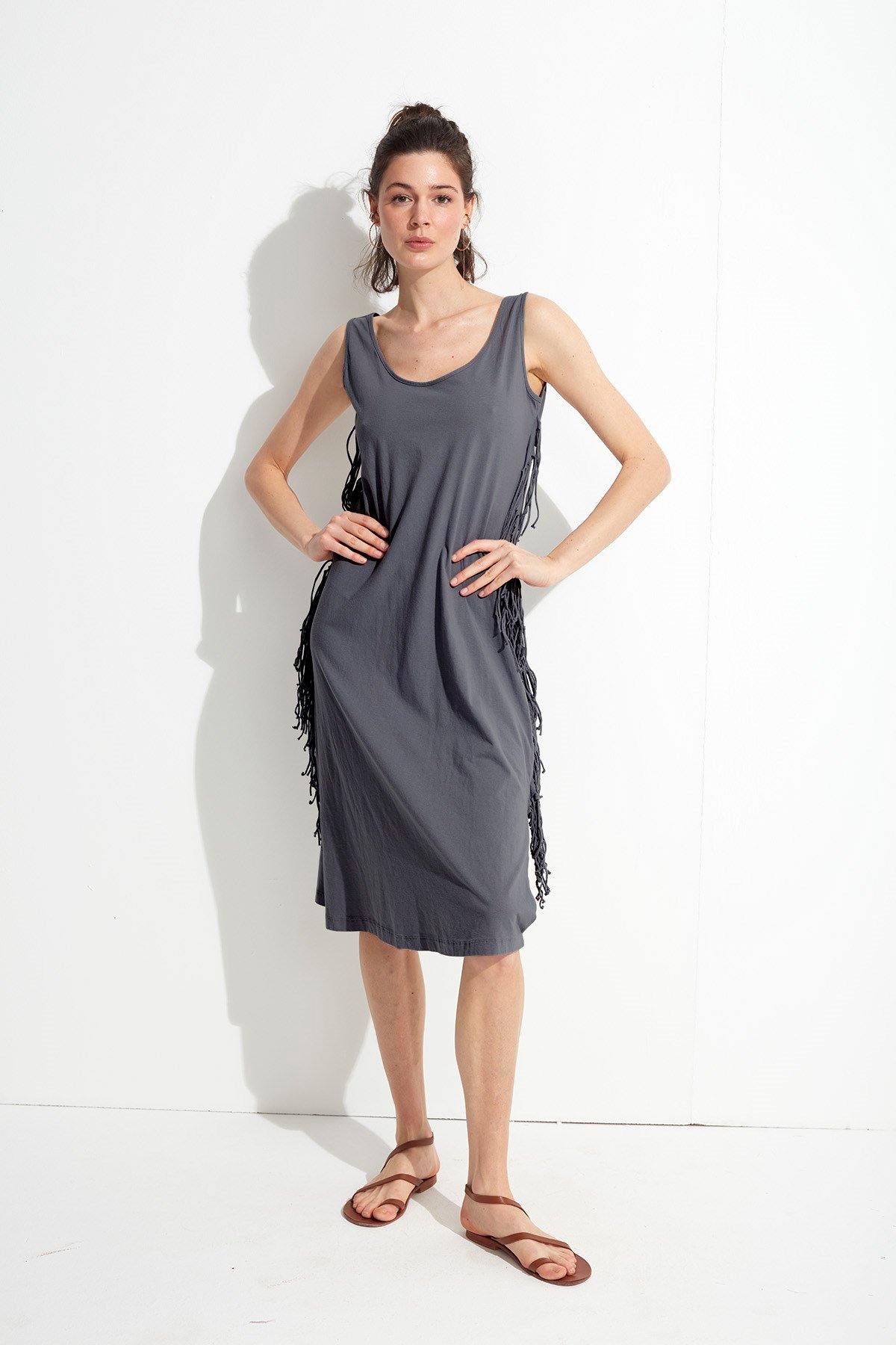 Tulum Elbise LM22508_Gray