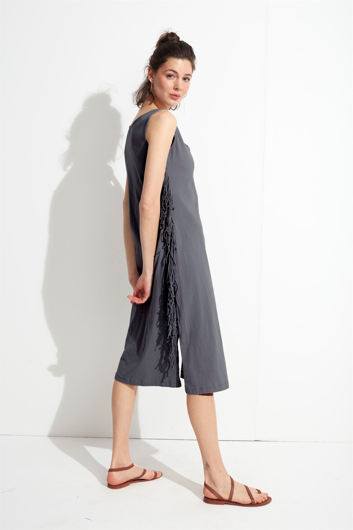 Tulum Elbise LM22508_Gray