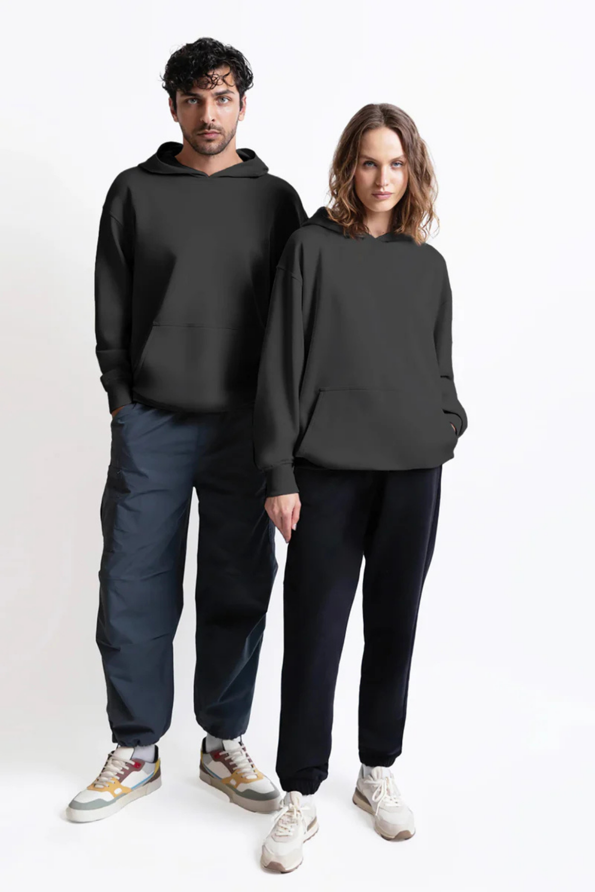 Uniqvibe Kapüşonlu Organik Pamuklu Hoodie