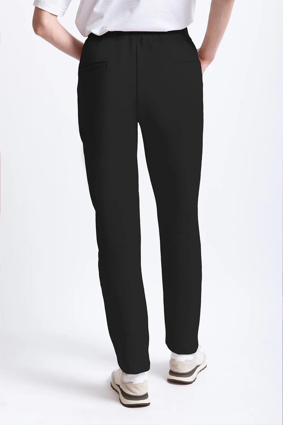 Uniqvibe Organik Pamuklu Siyah Kadın Sweatpant