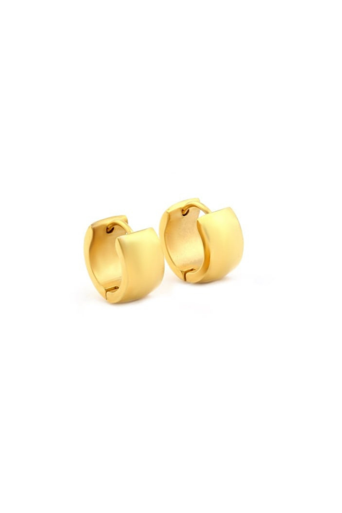 Welch Gold Halka Çelik Küpe
