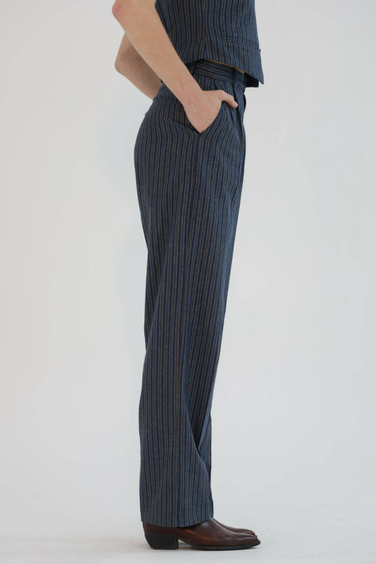 Zoe Clothing Çizgili Pantolon