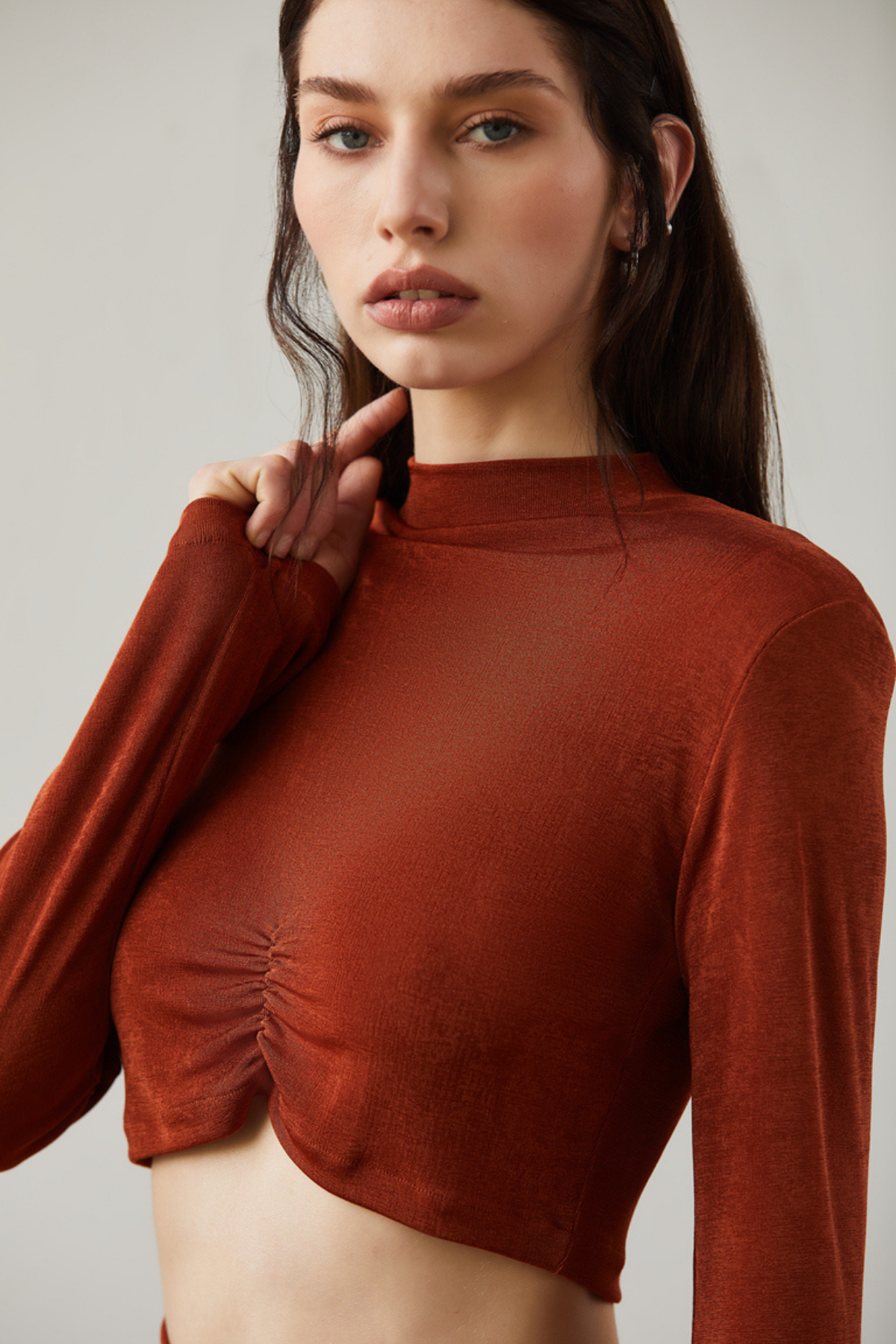 Zoe Clothing Suzanne Takım Kiremit Dokulu Kumaş