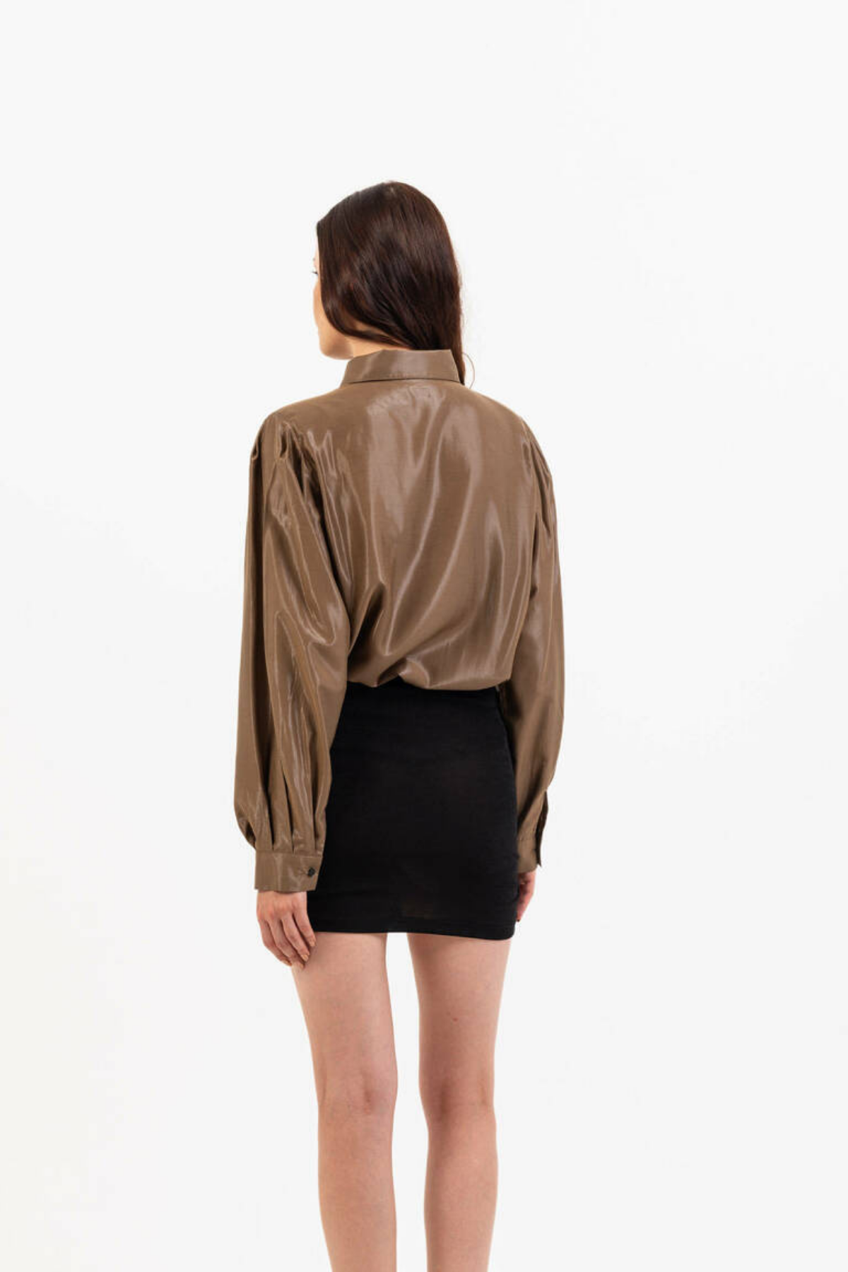 Zoe Clothing Vatkalı Vizon Gömlek