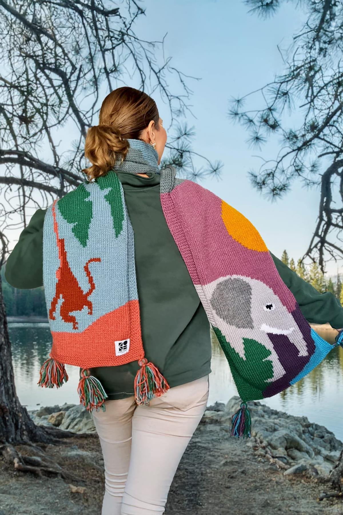 Zone Design El Örgüsü Atkı  |  Tropiko