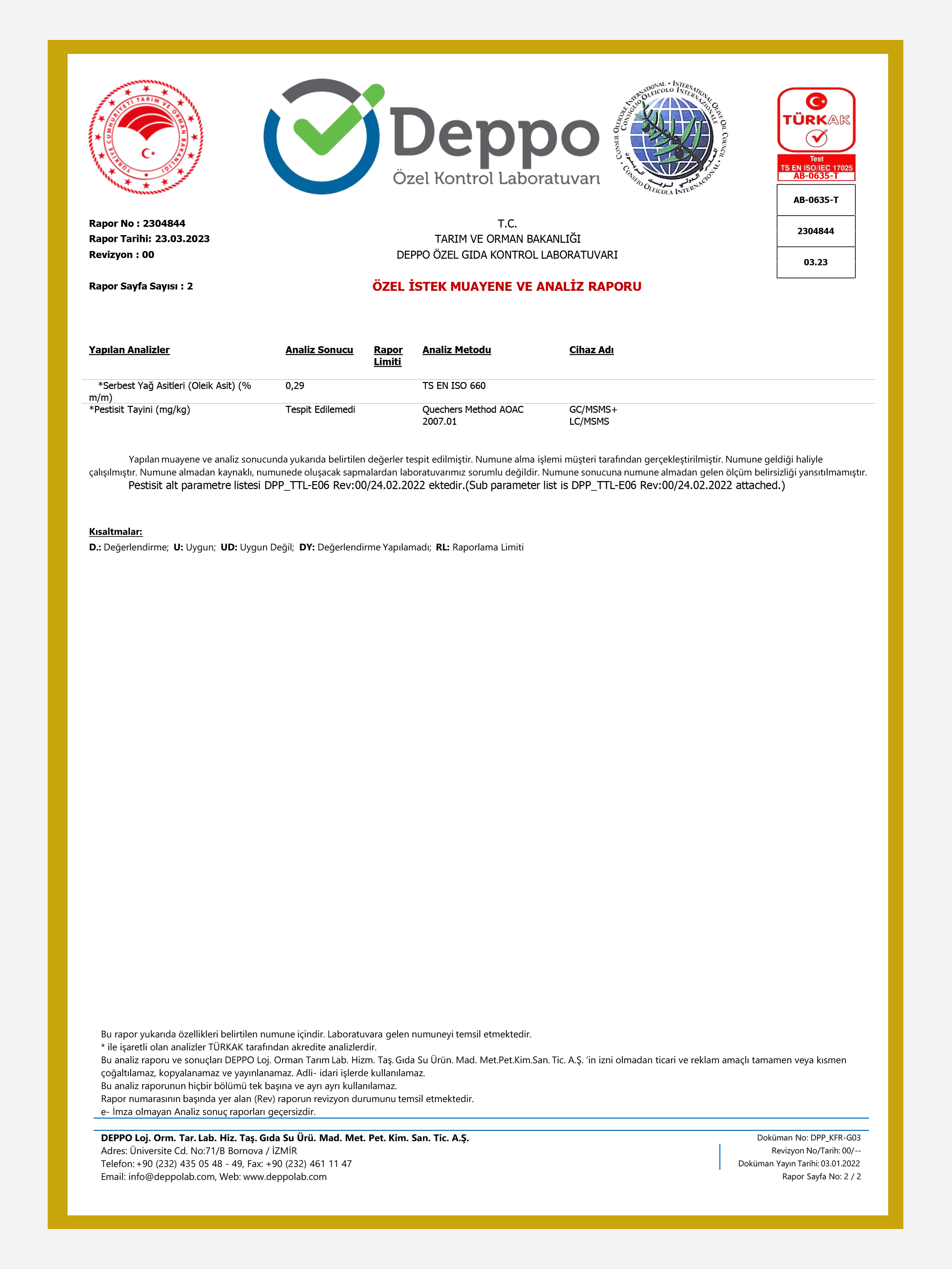 Green Amour Organik- 0,3 Asit  %100 Naturel Sızma Zeytinyağı 