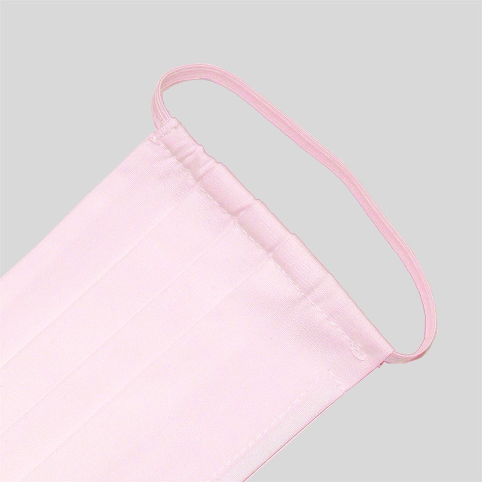 3 Adet 100 % Pamuk Yıkanabilir Pembe Maske