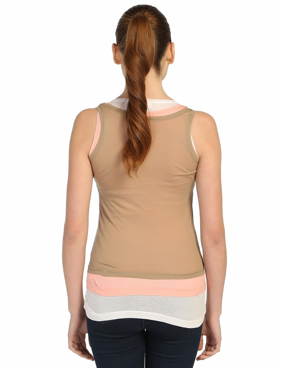 3'lü T-shirt - Vizon