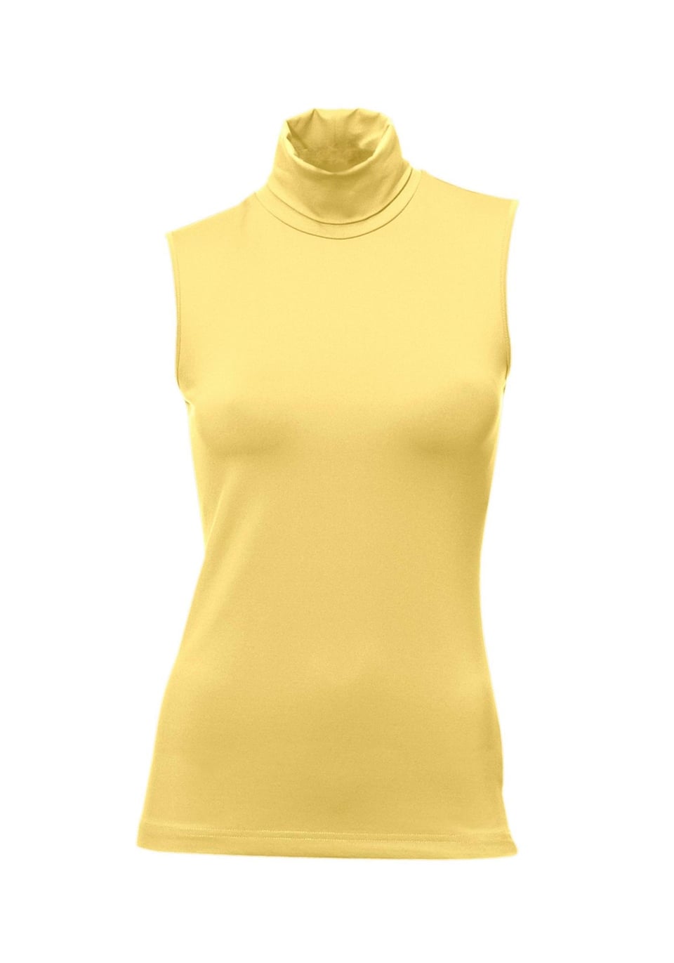 Basic Boğazlı Üst - Sarı