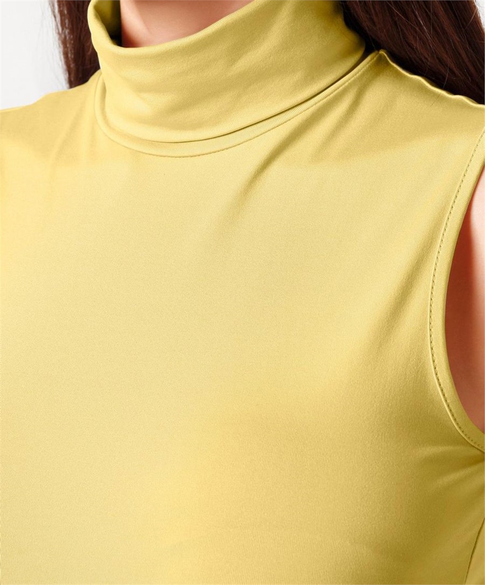 Basic Boğazlı Üst - Sarı
