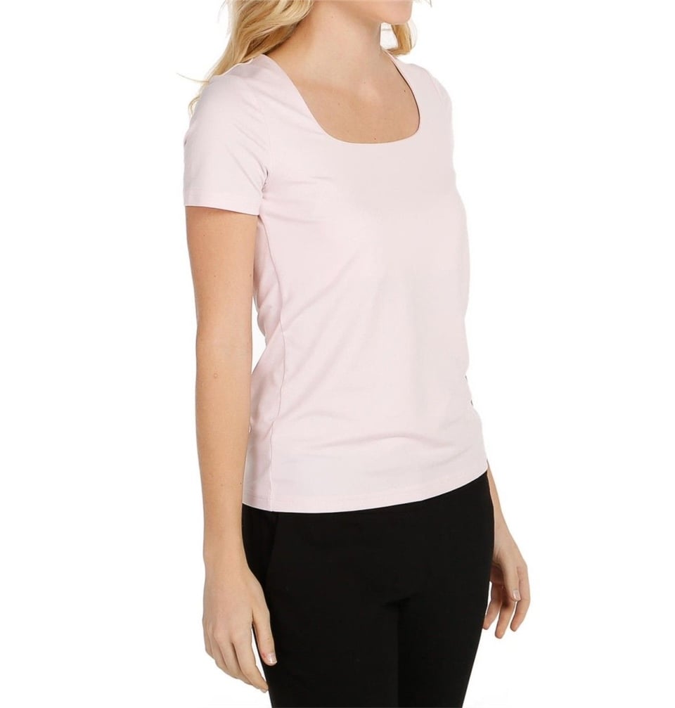 Basic Jersey Tişört - Gül Kurusu