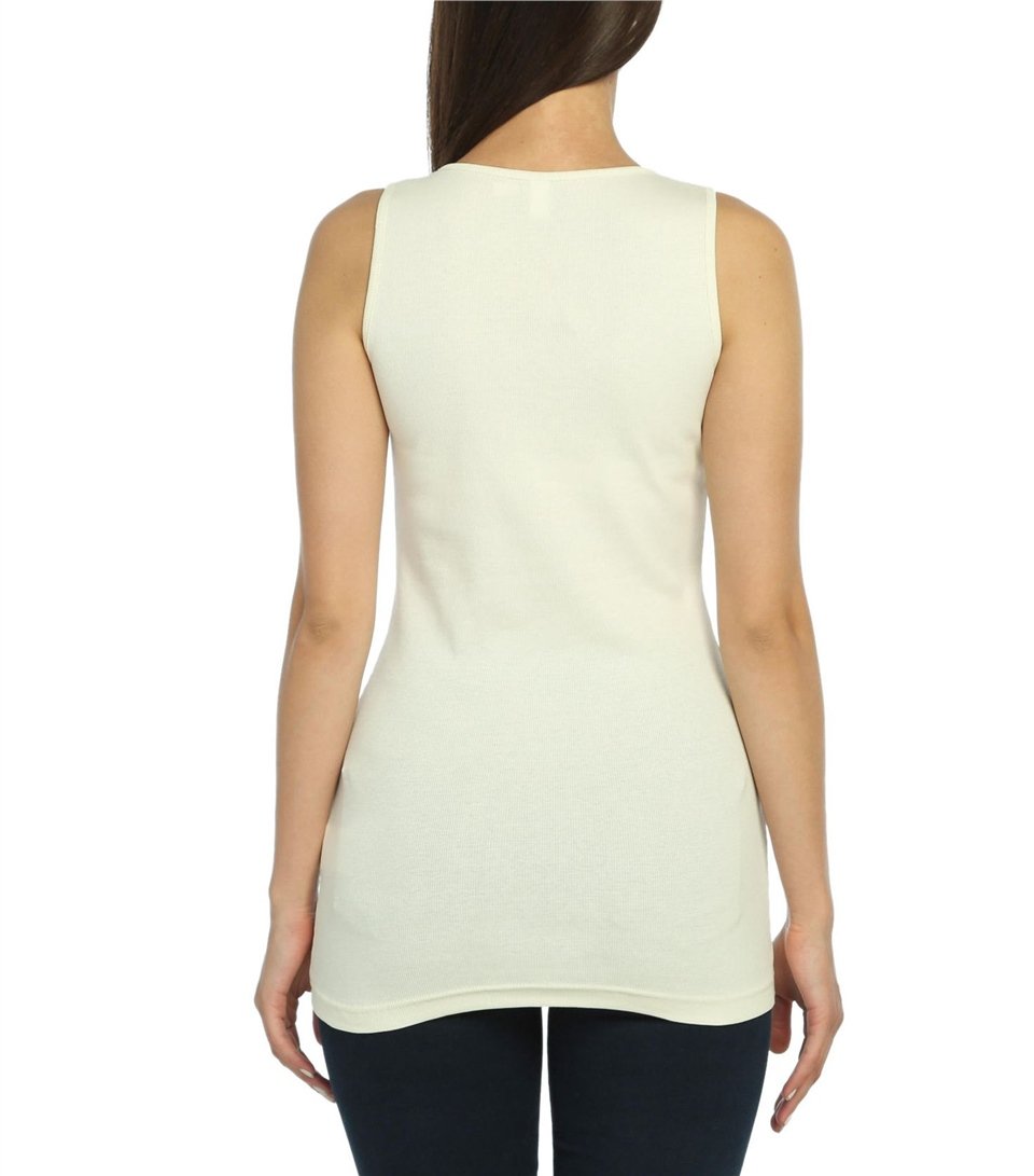 Basic Tişört - Krem