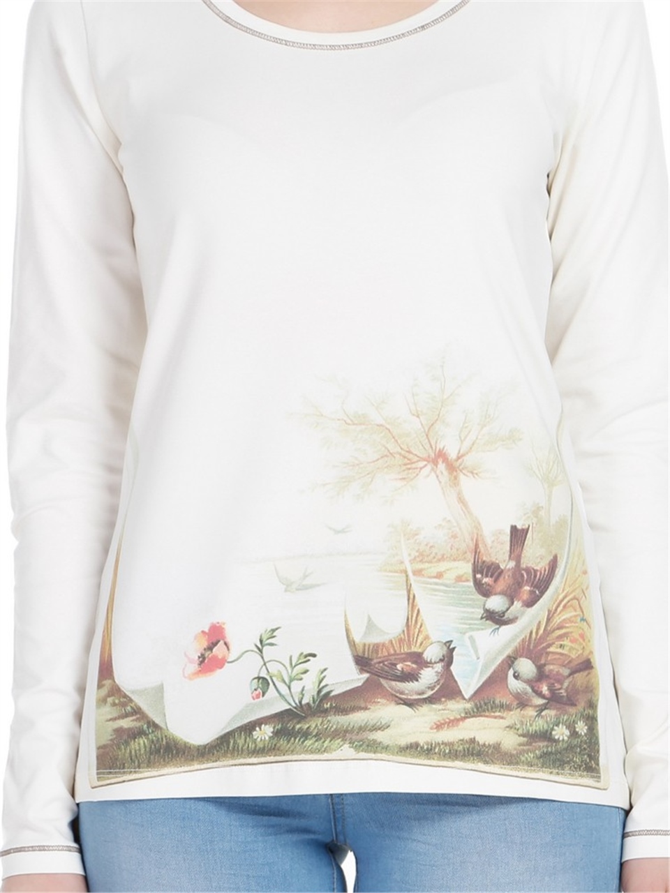 Baskılı T-shirt - Baskılı