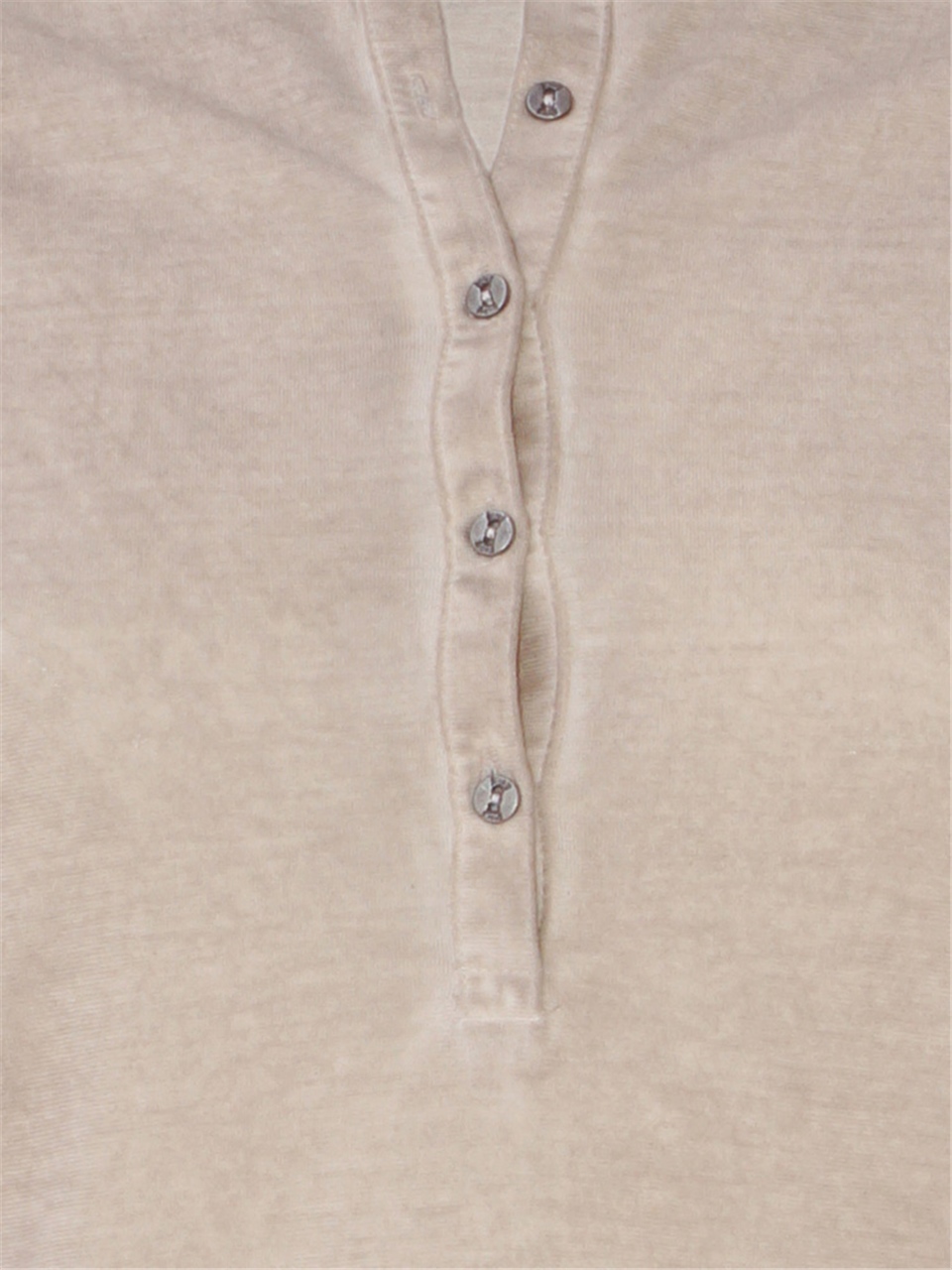 Batikli T-shirt - Bej