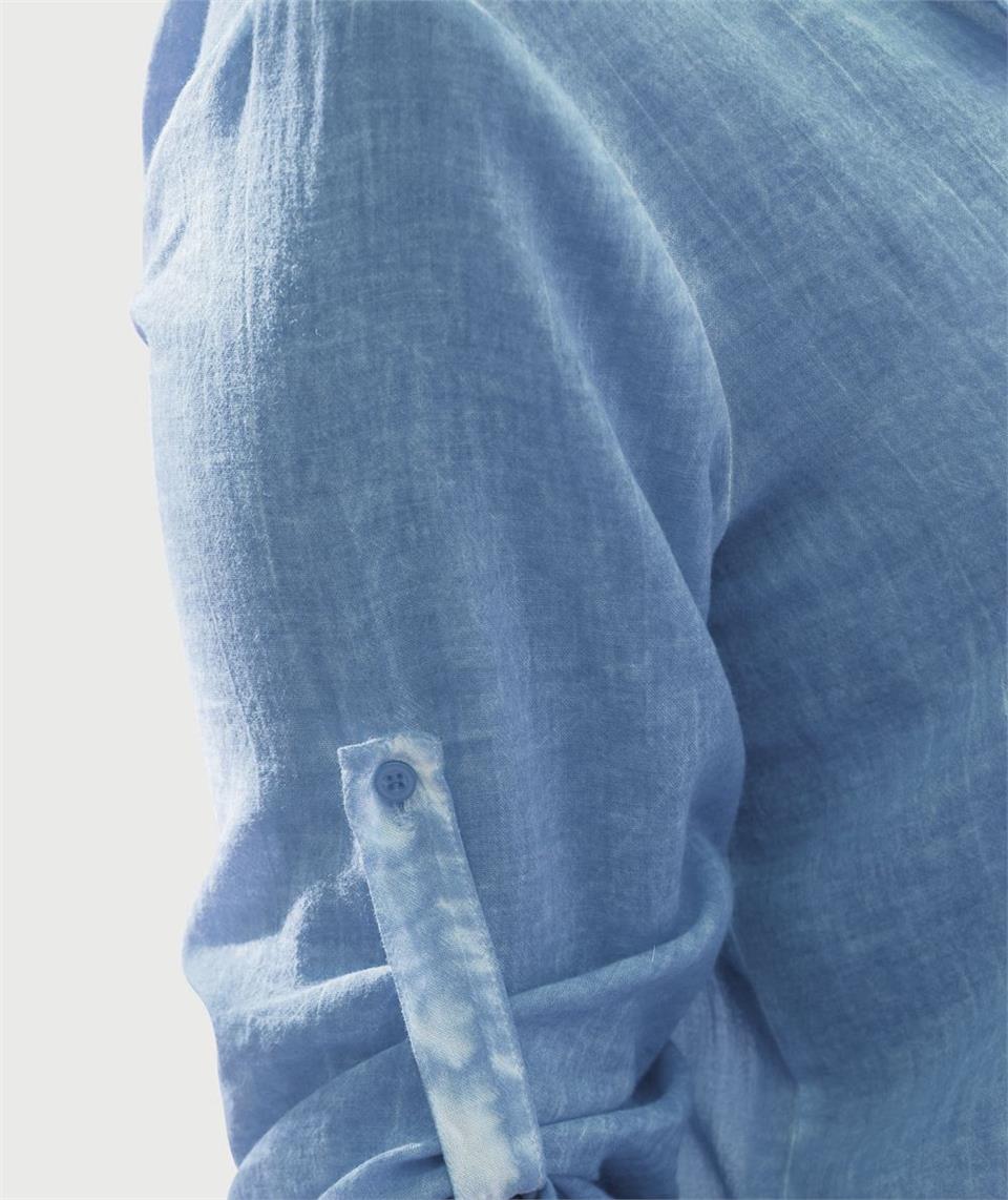 Dantelli Tunik - Mavi