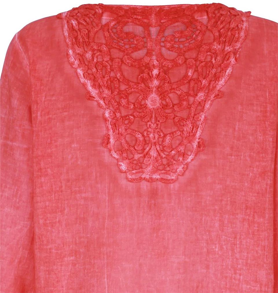 Dantelli Tunik - Narçiçeği