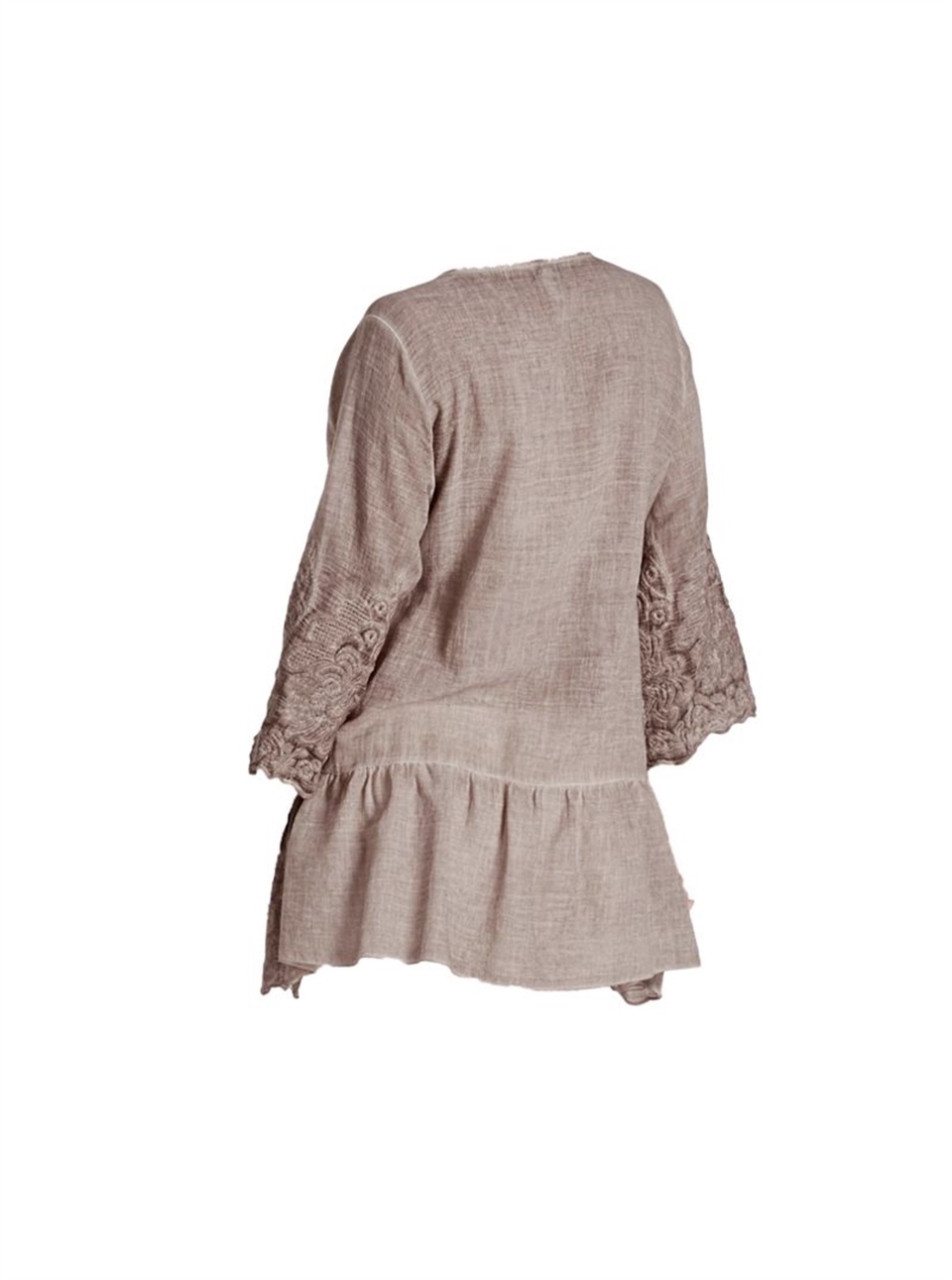 Dantelli Tunik - Vizon