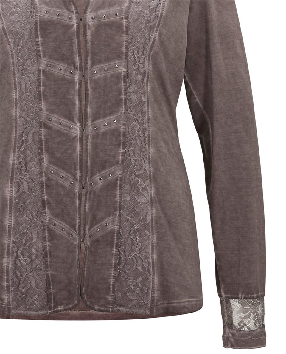 Feminen Casual Ceket - Vizon