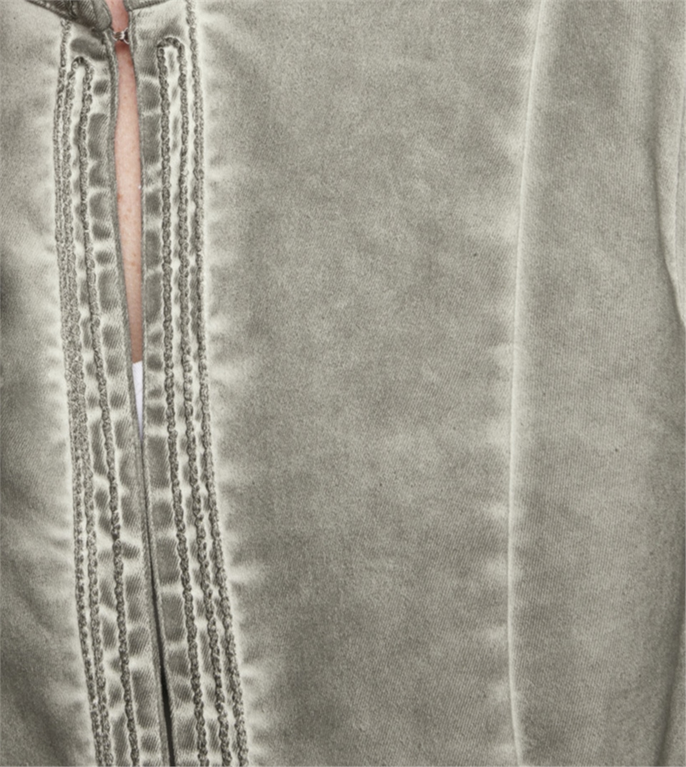 İşlemeli Blazer Ceket - Yeşil