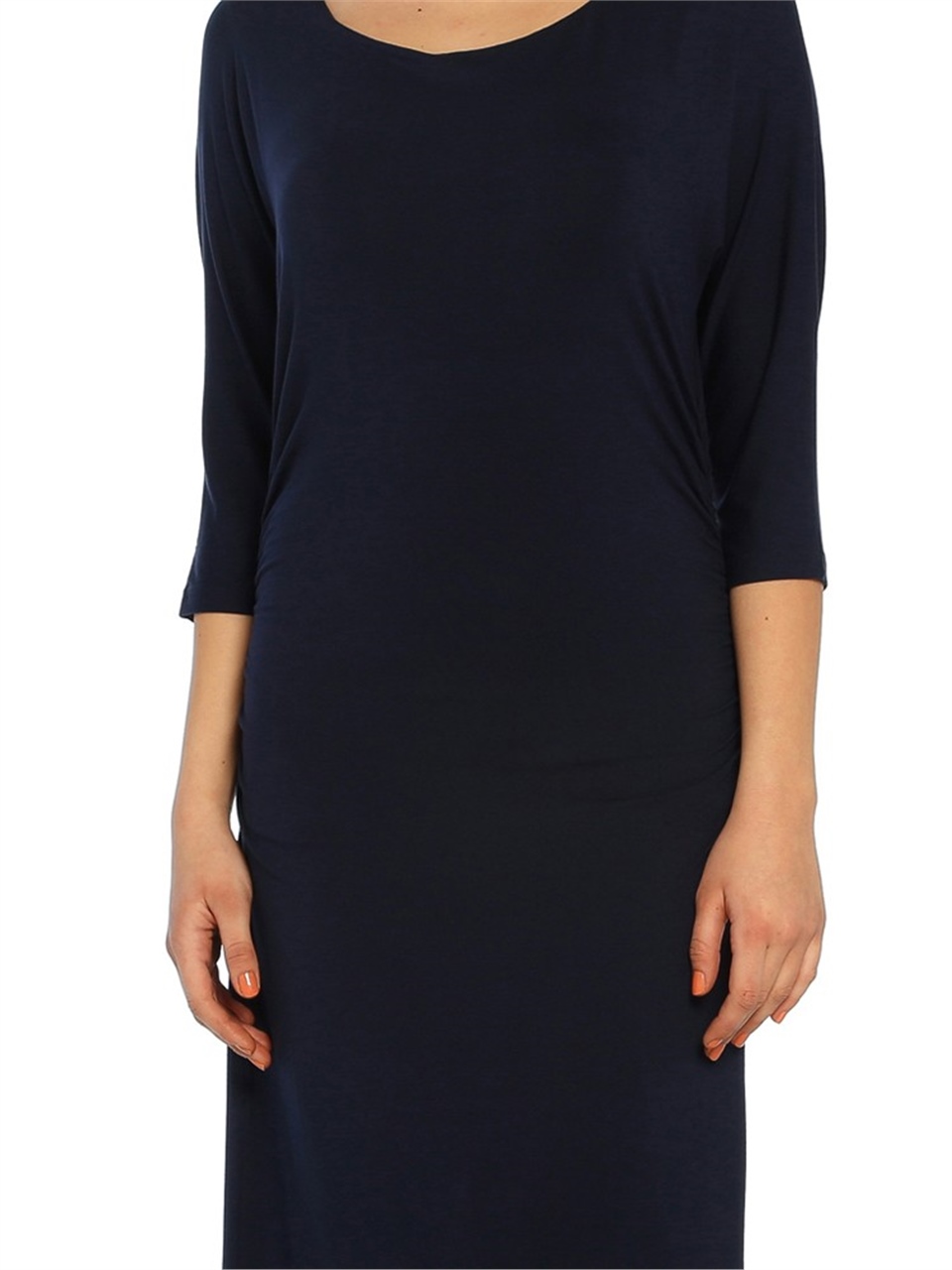 Jersey Elbise - Lacivert