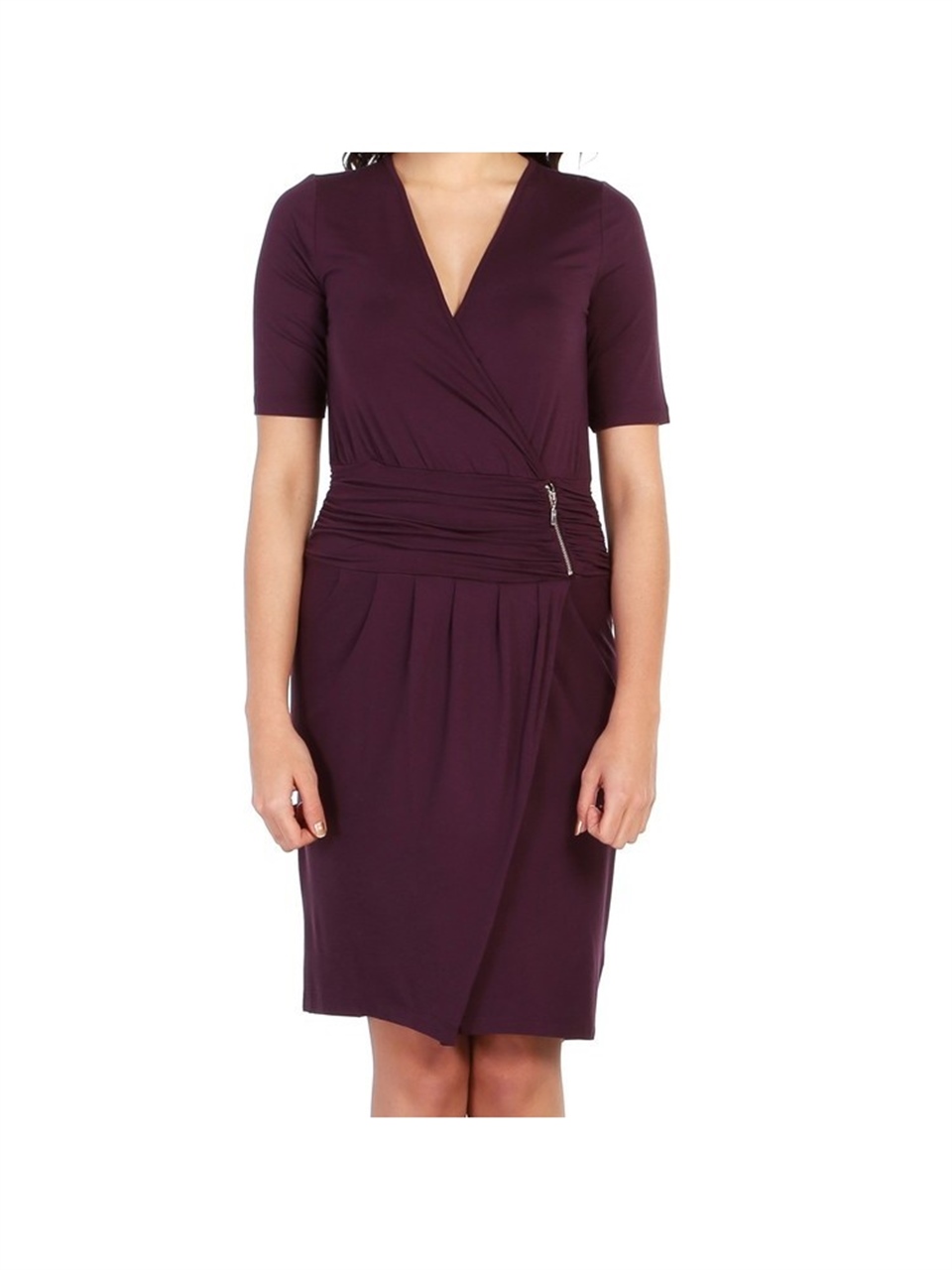 Jersey Elbise - Lila