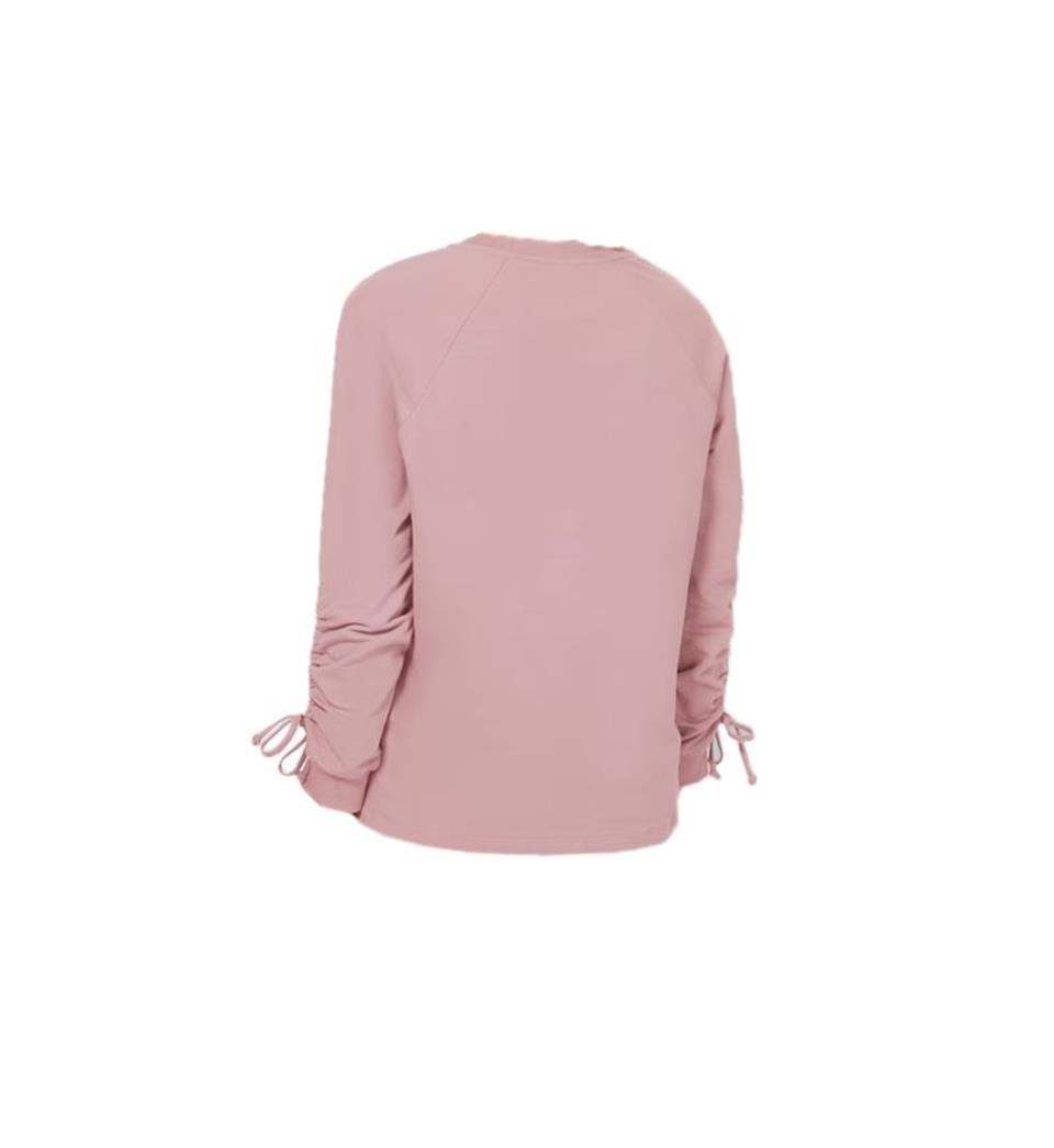 Kabartma Sweatshirt - Eflatun