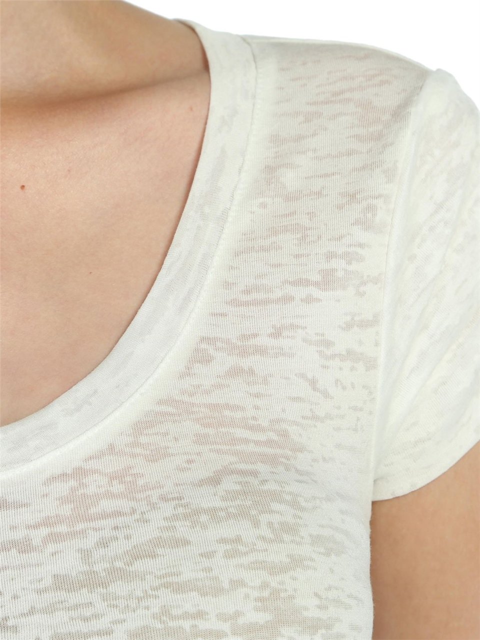 Kısa Kollu T-shirt - Beyaz