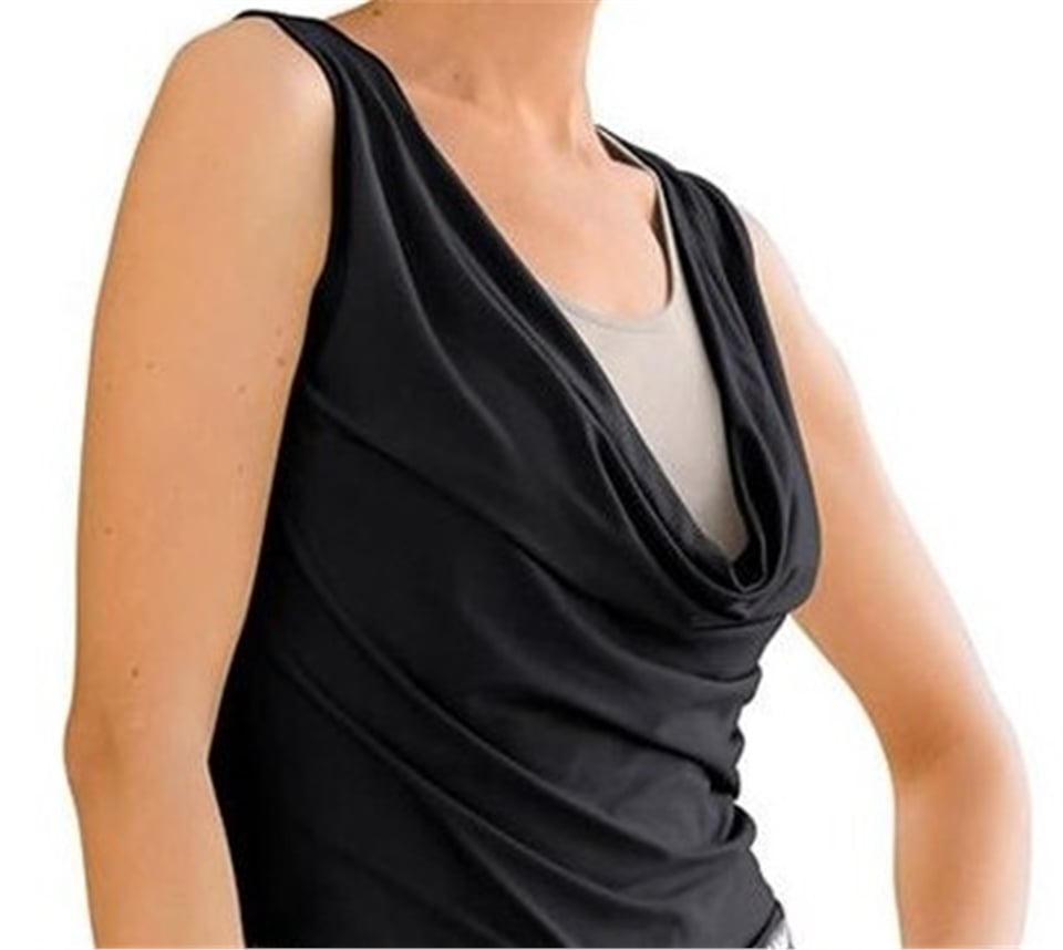 Kolsuz T-shirt - Siyah