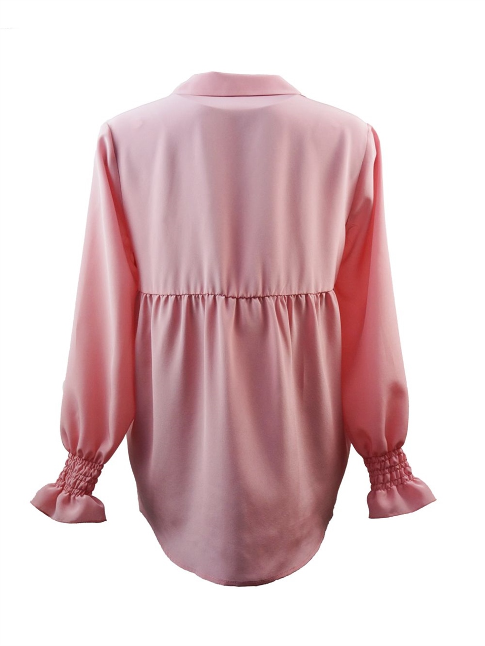 Saf İpek Bluz - Pembe