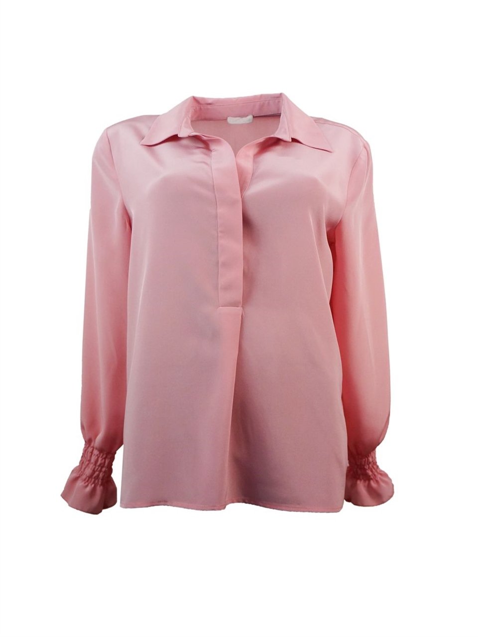 Saf İpek Bluz - Pembe