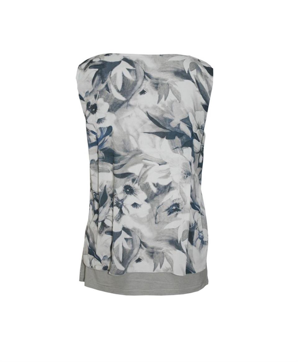 Şifon İpekli Bluz - Baskılı