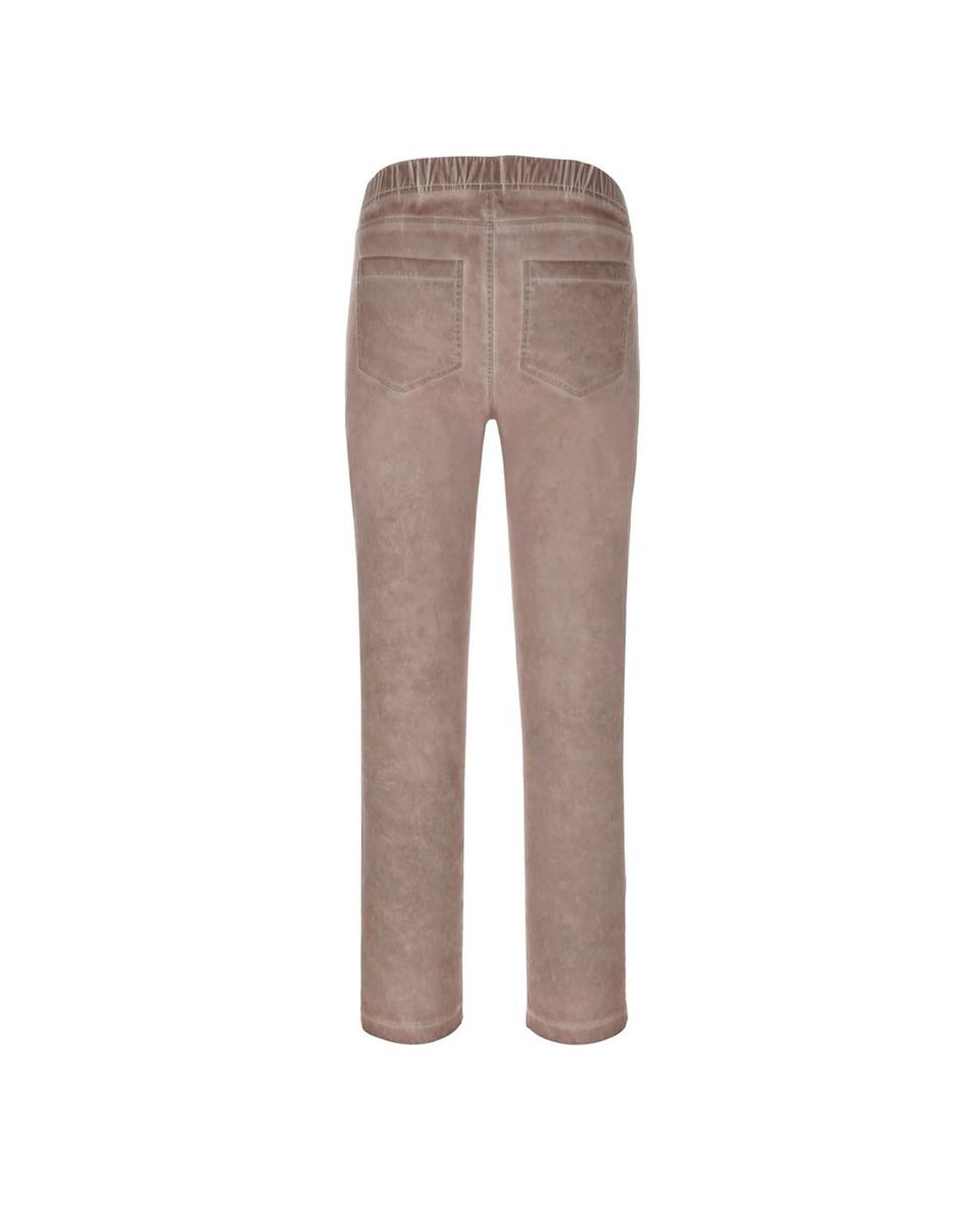 Taşlı Slim Fit Pantolon - Vizon