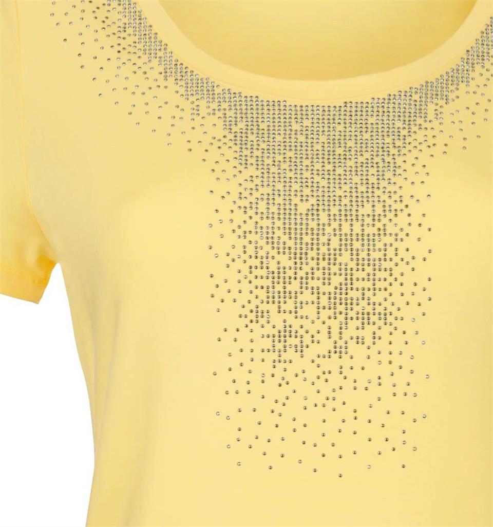 Taşlı Tişört - Sarı
