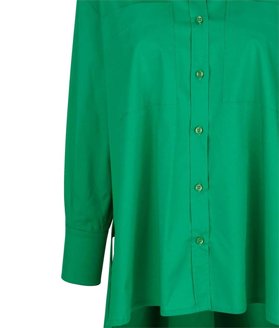 Uzun Rahat Gömlek - Yeşil
