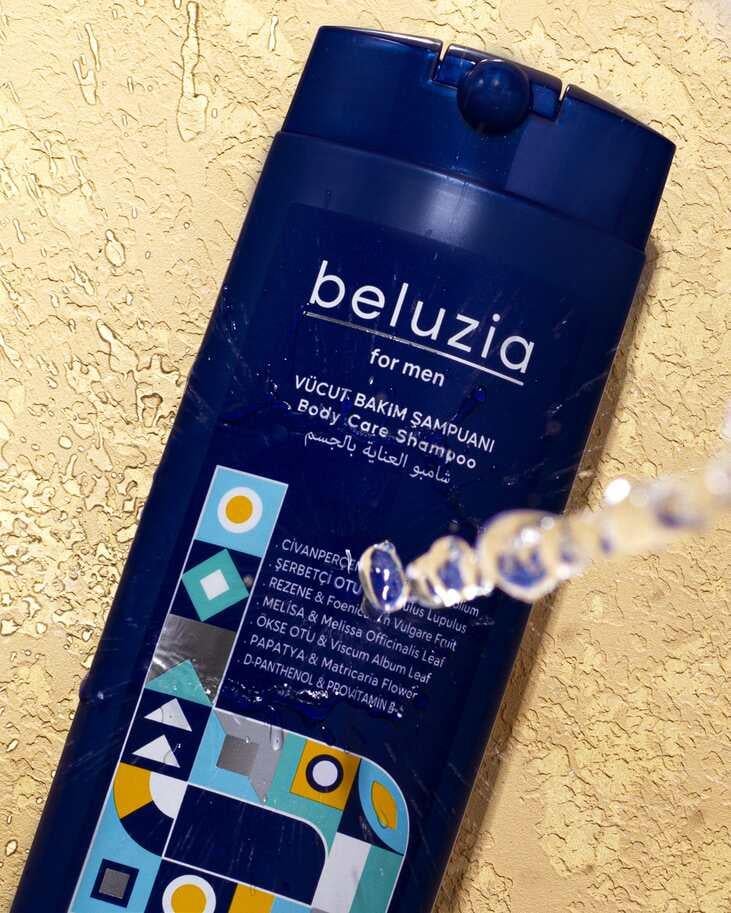 Beluzia - Beluzia Erkek Vücut Bakım Şampuanı