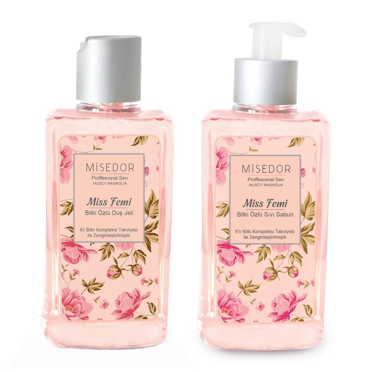 Misedor 2'li Set Sıvı Sabun ve Duş Jeli 400 ml