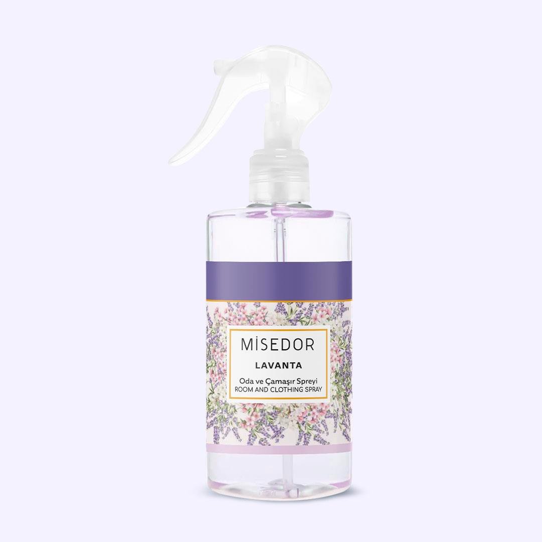 Misedor - Misedor 2 li Set Lavanta Oda Kokusu ve Çamaşır Parfümü 330 ml | Misedor