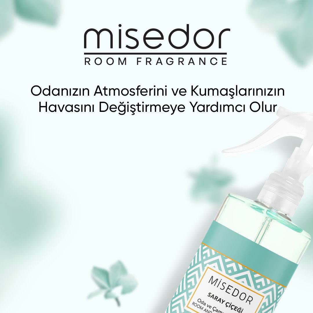 Misedor - Misedor 2 li Set Saray Çiçeği Oda Kokusu ve Çamaşır Parfümü 330 ml | Misedor