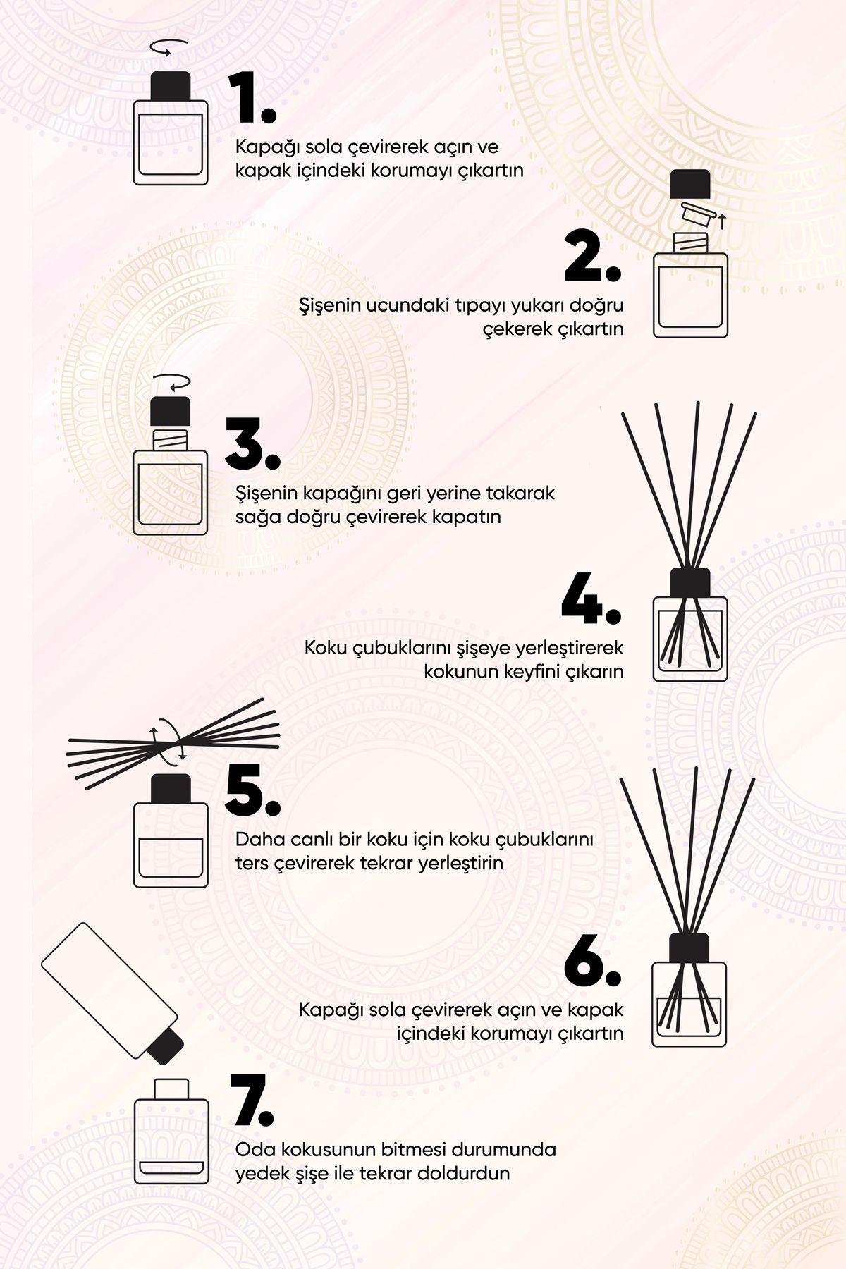 Misedor - Misedor Gold Amber Çubuklu Oda Kokusu 120 ml