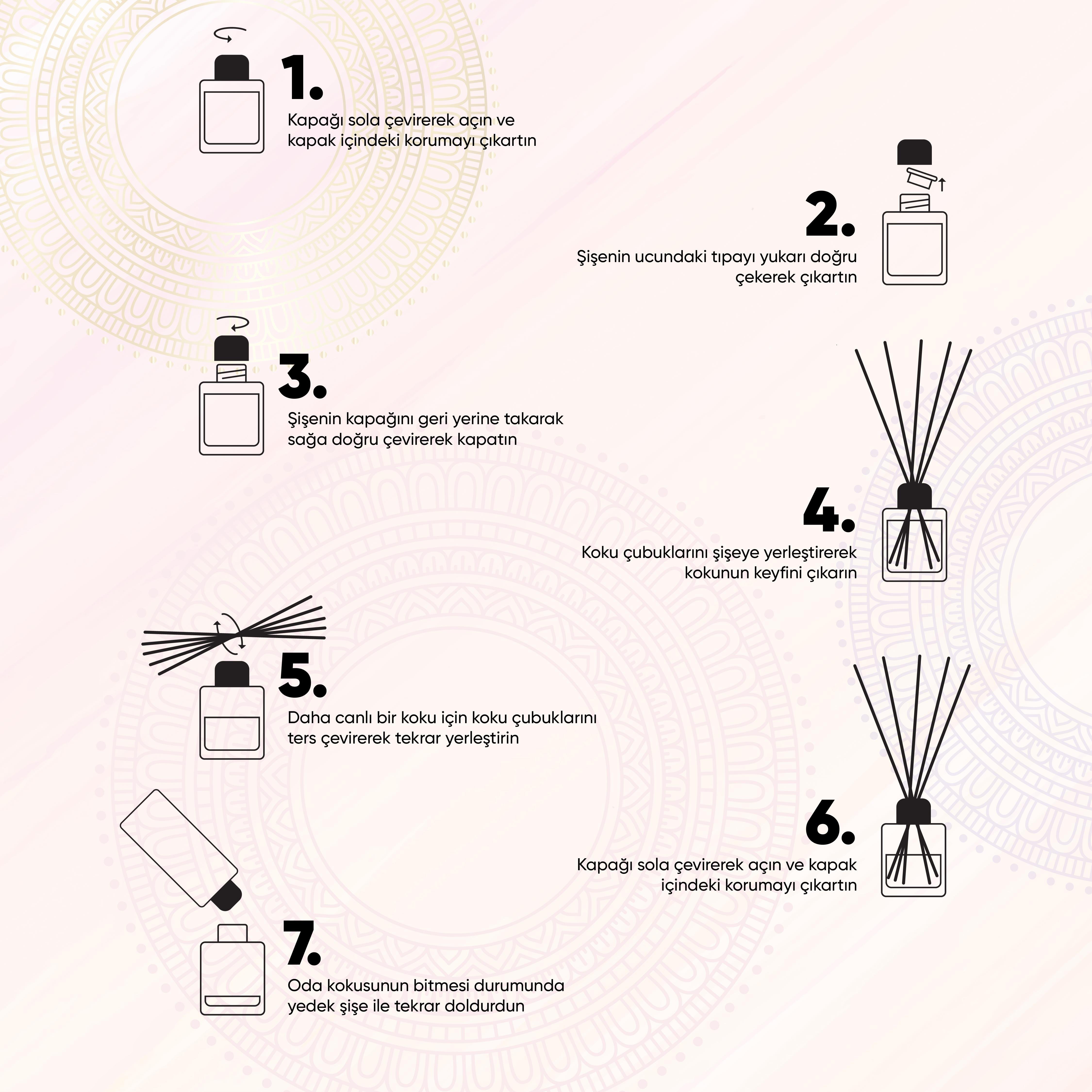 Misedor - Misedor Gold Amber Çubuklu Oda Kokusu 120 ml